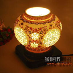 陶瓷灯系列 装饰与实用兼具的雕刻艺术